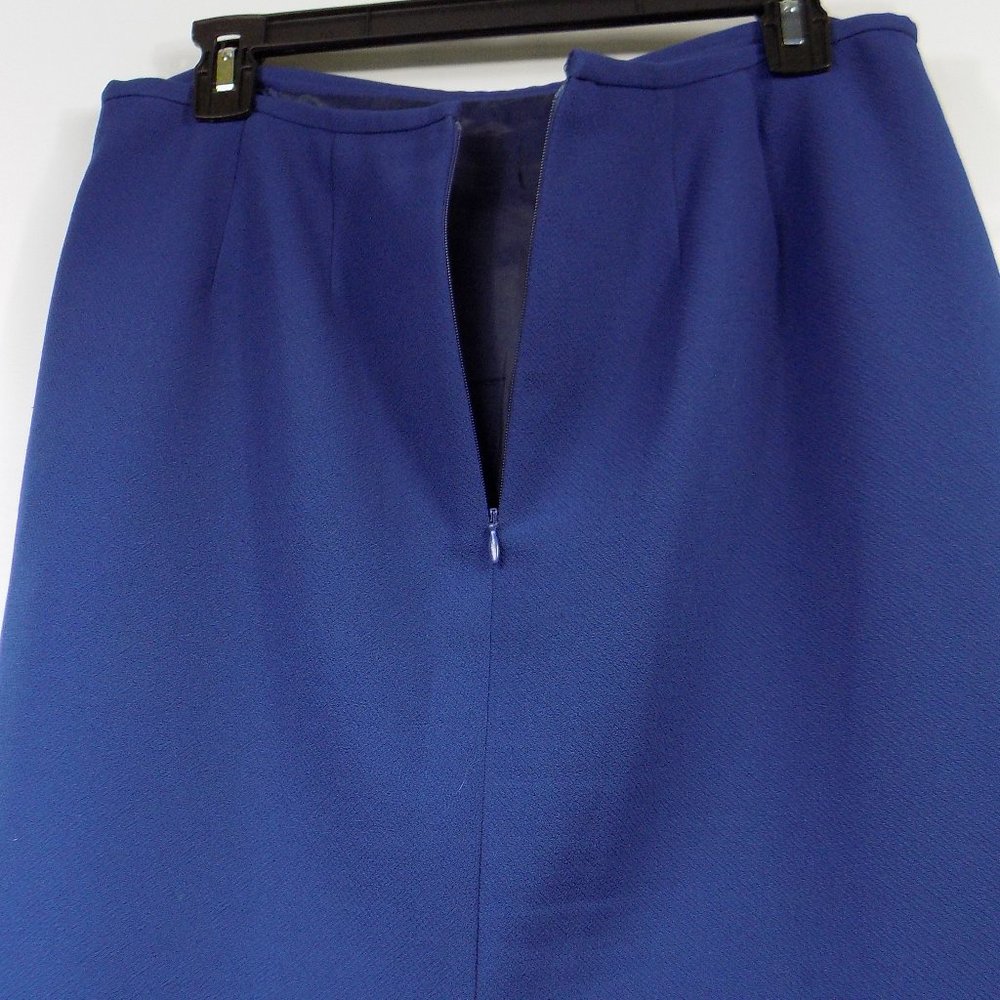 Liz Claiborne Blue Suit Skirt Size 10 - Picture 4 of 7